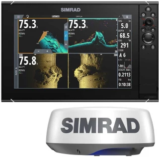 Simrad 000-15555-001 NSS12 evo3S Combo Radar Bundle w/ Halo20+