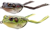 LIVETARGET FGH45T Frog Hollow Body Floating Lure 502 Tan/Brown