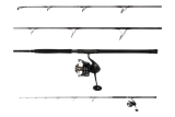 Ocean Tackle International OTI-TS286080 Popping Rod/Daiwa SALTIGA18000-H Spinning Reel Combo