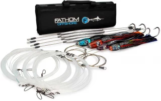 Fathom Offshore Pre-Rigged Wahoo Trolling Lure Pack