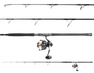 Ocean Tackle International OTI-TS284060 Popping Rod/Daiwa SALTIGA14000-XH Spinning Reel Combo