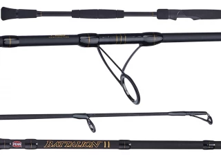 Penn Battalion II Slow Pitch Spinning Rods