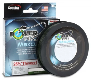 PowerPro Maxcuatro Braided Fishing Line Moss Green 1500yd Spools