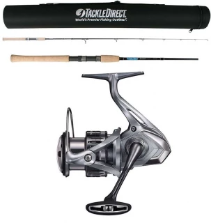 TackleDirect NAS4000XGFC/TDSSTS703MH Silver Hook Spinning Combo