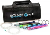 Fathom Offshore Pre-Rigged Meat Fish Trolling Lure 4 Pack