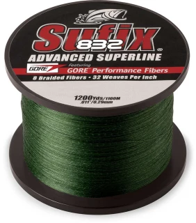 Sufix 832 Advanced Superline Lo-Vis Green 1200 yds