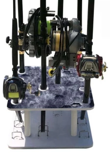 Reel Salty Waterproof 10 Fishing Rod/Bent Butt Holder/Storage Rack