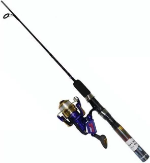 Master DN477-WL 6ft 6in Lighted Spin Combo Blue