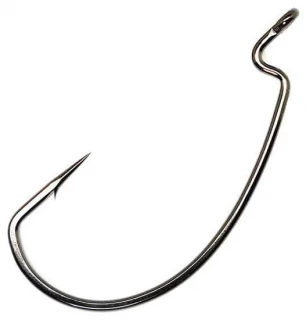 Gamakatsu SuperLine Worm Hooks Offset Shank Extra Wide Gap