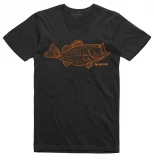 Simms Bass Line T-Shirt - Black