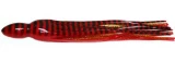 Black Bart S7 17in Lure Replacement Skirts Red Black Tiger (RBT)
