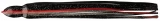 Fathom Offshore OC70 Trolling Lure Skirt - Black with Holo Flake/Red