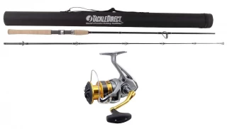 TackleDirect Silver Hook 2-Piece / Shimano Sedona Spinning Combo