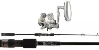 Accurate BV-500NL-SPJ Boss Valiant/Blackfin Deep Stix Slow Pitch Combo