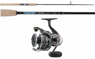 TackleDirect BGMQ3000D-XH/TDSS702MH Silver Hook Spinning Combo