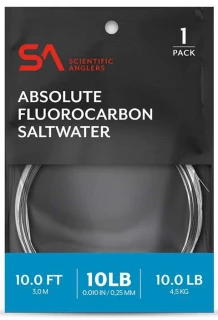 Scientific Anglers Absolute Fluorocarbon Saltwater Leader - 10ft