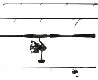 Ocean Tackle International Pitch Black Inshore/Daiwa BG MQ6000D-H Spinning Reel Combo