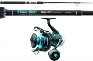 TackleDirect SALTISTMQ5000D-H/TDSSJ631M Silver Hook Jigging Combo