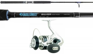 TackleDirect Silver Hook/Shimano SRG6000SWAHG Saragosa Spinning Combo