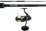 TackleDirect SPSW6000HGA/TDSBS701MH Silver Hook Boat Spinning Combo